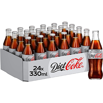 Diet Coca Cola Glass Bottles-24x330ml01